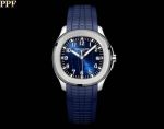 PPF Factory Patek Philippe Replica Watch Aquanaut Date  Blue Dial Octagon Metal 40mm Watch
